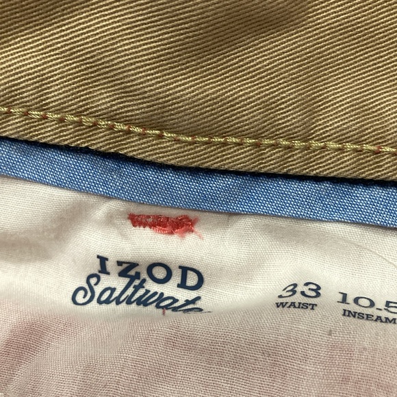 IZOD Saltwater Preppy Shorts Size 33 - Picture 5 of 7